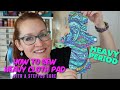 How to sew a HEAVY Cloth Pad with a stepped core