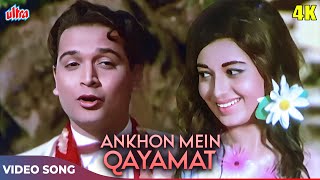 ROMANTIC SONG - Ankhon Mein Qayamat Ke Kajal - Mahendra Kapoor - Biswajeet, Babita - Kismat 1968