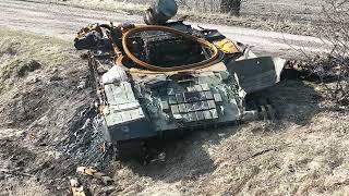 Русский танк ... после встречи с джавелином  Russian tank ... after meeting with the javelin часть 2