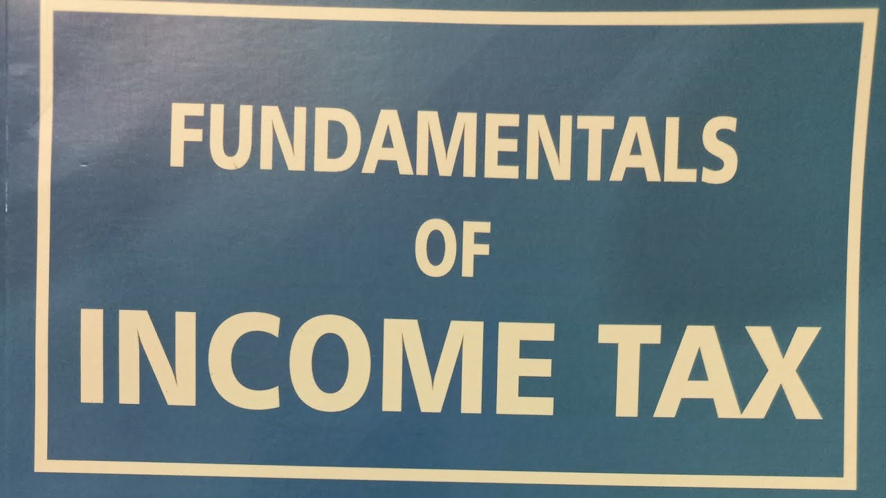 Fundamentals Of Income Tax- Exam Oriented Revision Class- Part B ...