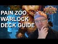 Pain Zoo Warlock deck guide and gameplay (Hearthstone Scholomance Academy)