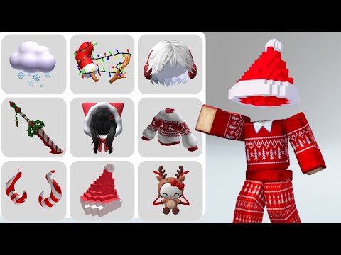 GET 15 FREE CHRISTMAS HAIRS AND ITEMS IN ROBLOX!