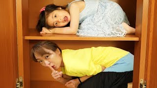 심심해서 호텔에서 숨바꼭질해요!! (반전주의) 서은이의 숨바꼭질 놀이 Hide and Seek Jumping On the Bed