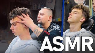 ASMR | Amazing Barber Treatment and ASMR Head Massage For Sleep Relief