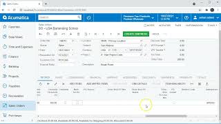 Acumatica Sales Order Entry Overview