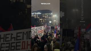 Studenti i građani održali protest ispred zgrade RTS-a