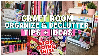 Genius Craft Room Organization & Storage Ideas | Dollar Tree & FREE! storage ideas! ⭐️