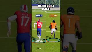 Josh Allen vs. Justin Fields - Madden 24 Race