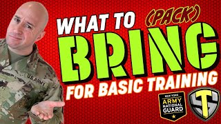 WHAT TO BRING FOR BASIC TRAINING - BASIC TRAINING PACKING LIST 2019