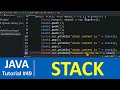 Java Tutorial #49 - Java Stack Class with Examples (Collections)