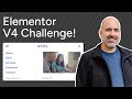 Elementor v4 Challenge: Recreating a Complex Menu from Scratch