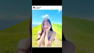 吉澤遥奈さんインスタでプチ写真集#shorts 　引用元インスタグラム