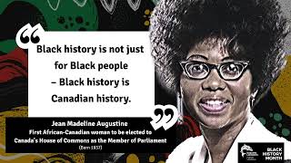 February is Black History Month - Canadian Historical Figures