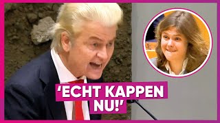 Wilders verliest alle controle na kritiek van links