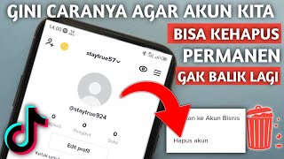 CARA MENGHAPUS AKUN TIKTOK PERMANEN | TERBARU