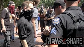 III% Militia Vs Antifa at \