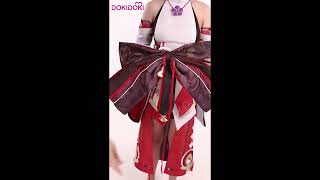 [Tutorial] DokiDoki-SR Game Genshin Impact Yae Miko Cosplay Costume/Shoes