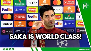 What Saka has done is REMARKABLE! | Mikel Arteta on rise of England star