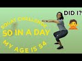 I Tried The 50 Squats In One Day Challenge#squatchallenge #fiftytothirtyvibe #legworkout