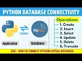 Python-MySQL Database Connectivity | Learn Coding