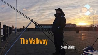 Fishing  the River Tyne | The Walkway | South Shields.