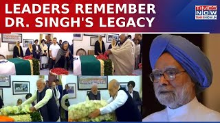 Tributes Line Up Remembering India's Legend Dr. Manmohan Singh; Top Leaders Mourn EX-PM's Demise