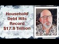 Household Debt Hits Record $17.8 Trillion