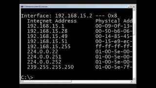 Hacking 101 using the Arp command