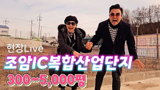 [산업단지 개발Live] 조암IC복합산업단지 300~5000평#조암IC공장#조암IC산업단지(문의)010-5238-3483