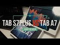SAMSUNG TAB S7 PLUS VS TAB A7(RE-UNBOXING & COMPARING)
