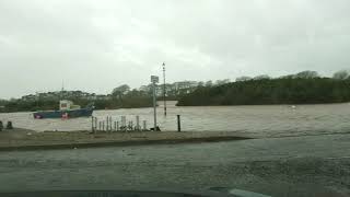 Annan Harbour flooding