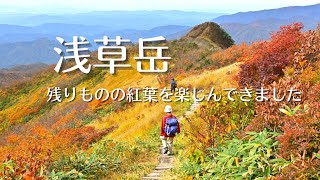 【浅草岳】残りものの紅葉を楽しんできました［ネズモチ平から桜曽根経由で］　#浅草岳 #紅葉