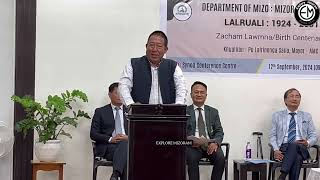 Sihfa Lalruali Zacham lawmnaa Aizawl Mayor Lalrinenga Sailo thusawi