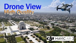 Arial view of PECHS- Kashmir Road- Mazar e Quaid- High Quality