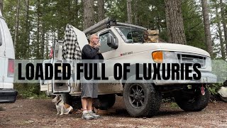 LIVING IN THE WOODS Doesn't Always mean ROUGHING IT  | VAN LIFE in 2023