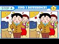 spot the difference spot the 3 differences brain training 【😀normal】 847