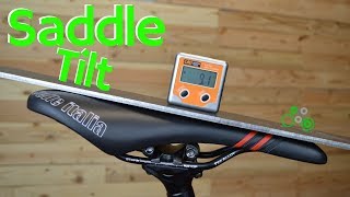 Bicycle Saddle Tilt : What do the pros do? What should you do?