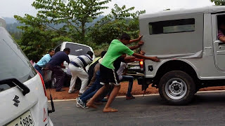 Towing with mahindra 540