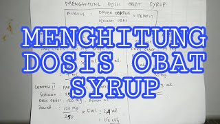 Nurse Vlog | Cara menghitung dosis obat syrup