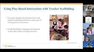 Professional Learning Community: Emergent Literacy: Module 4, Oral Language (REL Southeast)