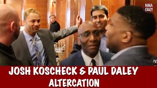 Paul Daley & Josh Koscheck get heated again after Bellator 158 Press Conference