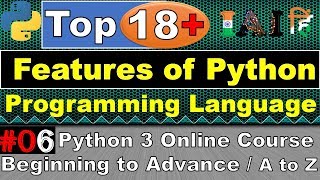 Features of Python | Python 3 Online Course (A to Z) in Hindi