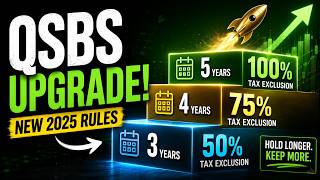 QSBS Just Got WAY Better (2025 Tax Law Changes Explained)