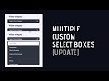 Create Multiple Custom Select Boxes In A Webpage