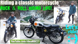 Royal Enfield Classic 650 Ride. No, It's a Benelli Imperiale 400? Rock and Roll Riding Life. Bike!