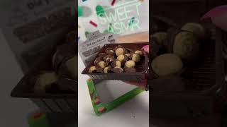 Chocolate Tree Stump Cookies #asmr #cookies