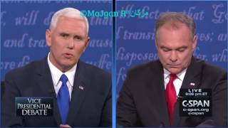VICE PRESIDENTIAL DEBATE SPLIT SCREEN C SPAN ©MoJgan R®مژگان