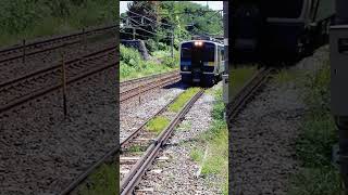 【ハイブリッド気動車①】本編動画↑ キハE200系 小海線で活躍 2024年9月4日 # shorts #鉄道 # railways