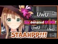 Risu dies from cringes with her UwU donation notification and starts her villain arc