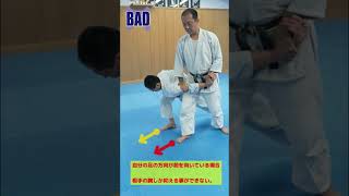 一教（表）～相手の中心を抑える～　#合気道　#aikido 　#shorts